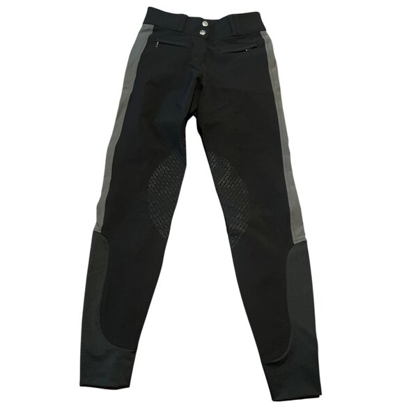 Dover Saddlery 350673 Black‎ Equestrian Full Seat Pants Breeches Womens 24 - Picture 1 of 8